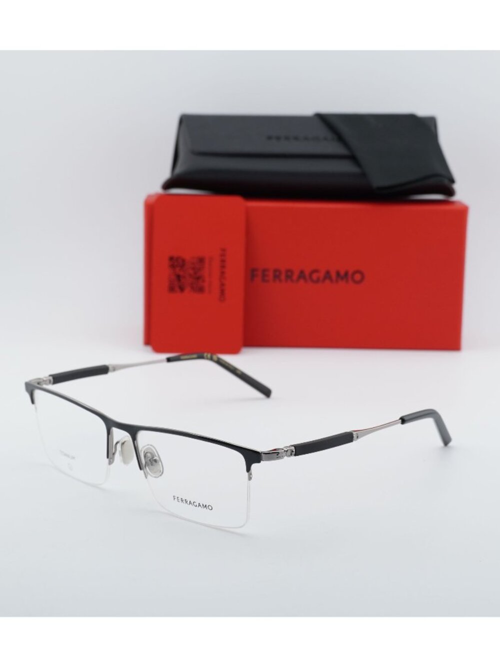 Salvatore Ferragamo SF2586 081 Rectangle Eyeglasses 55mm – Grey